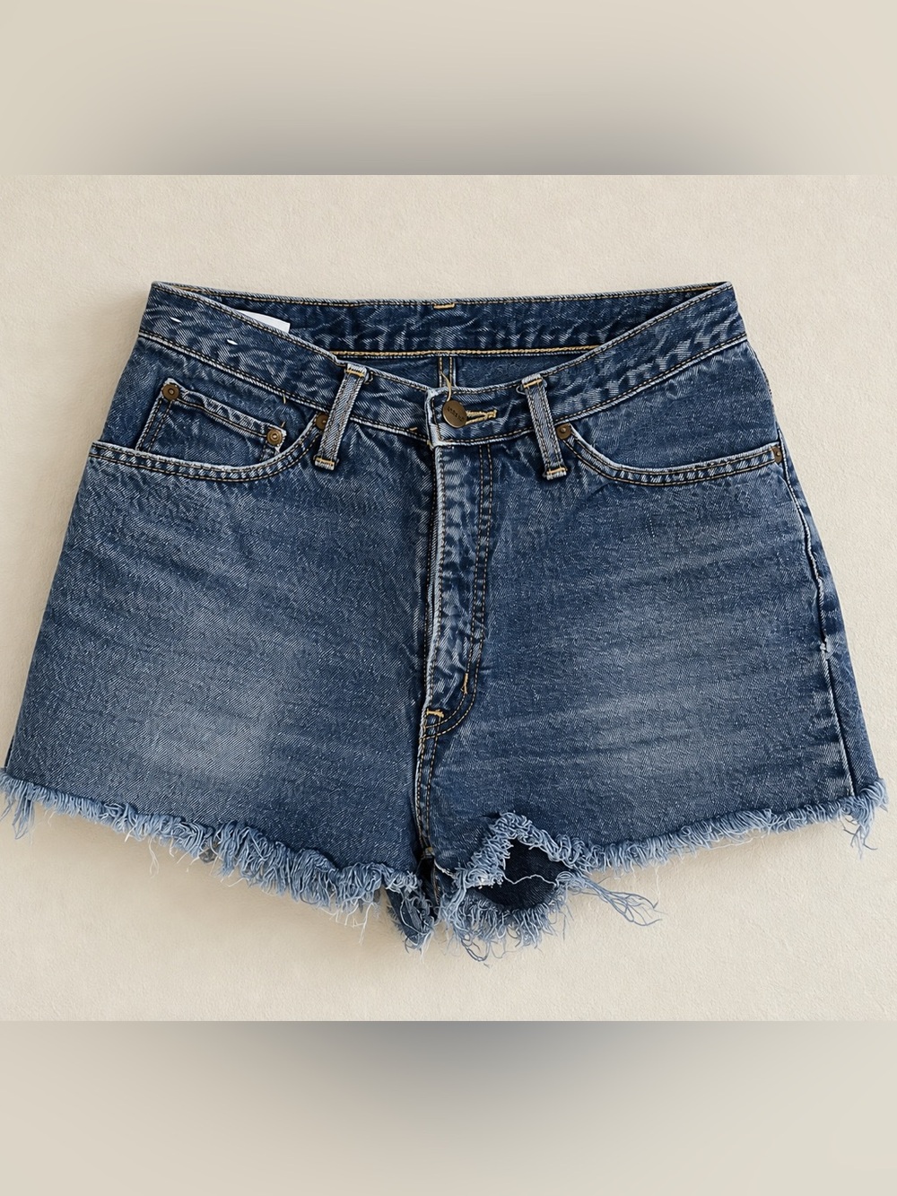 Women’s Blue Denim Cutoff Shorts